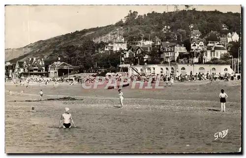 Ansichtskarte AK Houlgate La plage Le casino et le bois de Boulogne