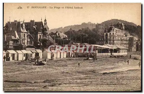 Cartes postales Houlgate La plage et l&#39hotel Imbert