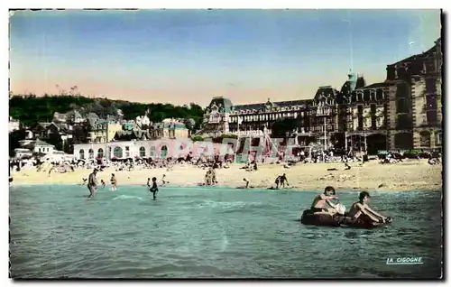 Cartes postales Houlgate La plage a maree haute