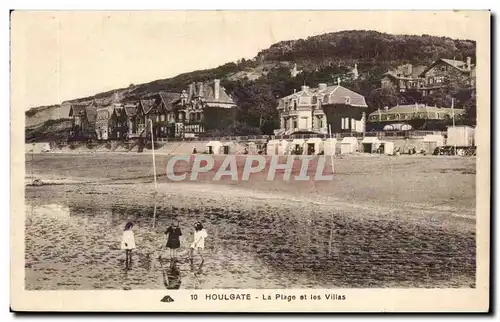 Cartes postales Beuzeval Houlgate La plage et les villas