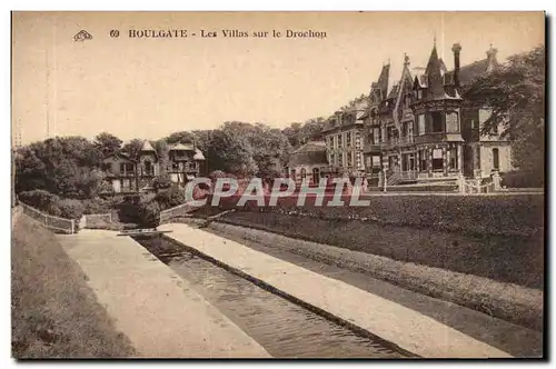 Cartes postales Houlgate Les villas sur le Drochon