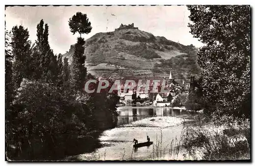 Cartes postales moderne Espalion Domine par les fieres ruines feodales du chateau de Calmont