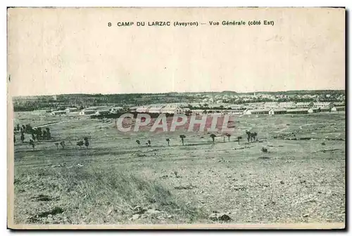 Cartes postales Camp du Larzac Vue generale ( cote Est )