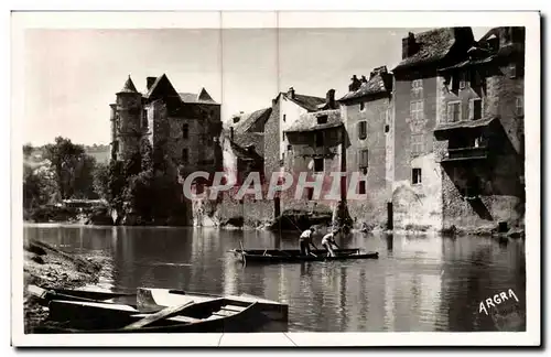 Cartes postales moderne Espalion Ses vieilles maisons sur le Lot et son vieux palais