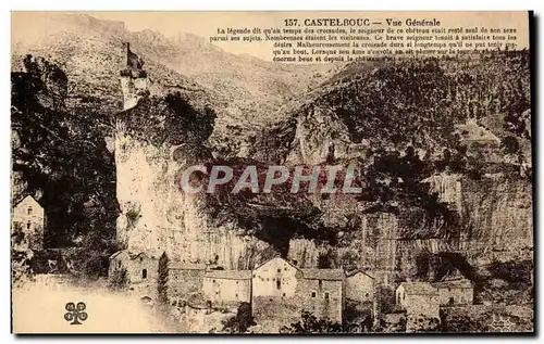 Cartes postales Castelbouc Vue generale