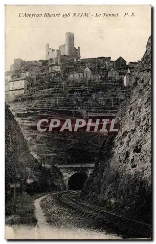 Cartes postales Najac Le tunnel