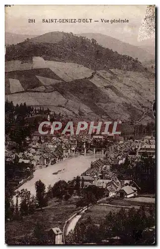 Cartes postales Saint Geniez d'Olt Vue generale