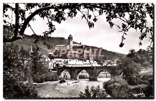 Cartes postales moderne Estaing Le chateau et le vieux pont