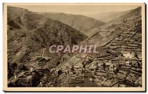 Cartes postales Conques Les gorges vers Grand Vabre