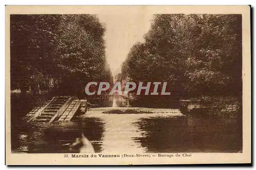 Cartes postales Marais du Vanneau Barrage du Chai