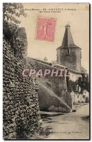 Cartes postales Airvault Le donjon du vieux chateau