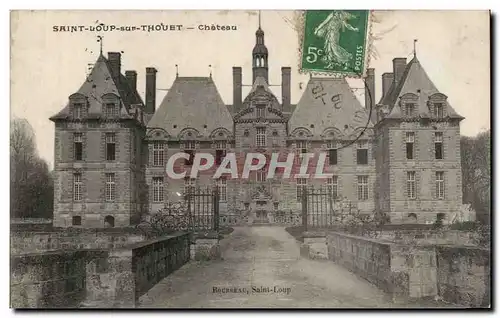 Cartes postales Saint Loup sur Thouet Chateau