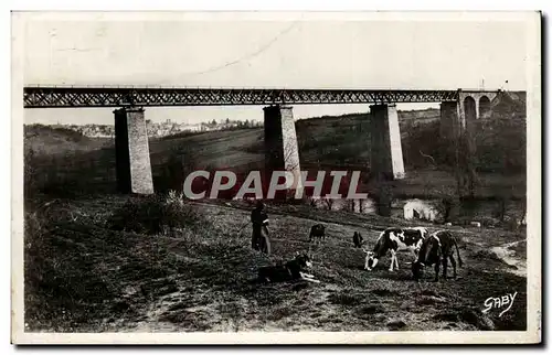 Moderne Karte Thouars Le viaduc