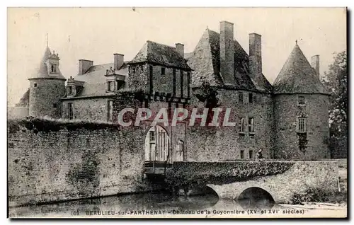 Cartes postales Beaulieu sur Parthenay Chateau de la Guyonniere