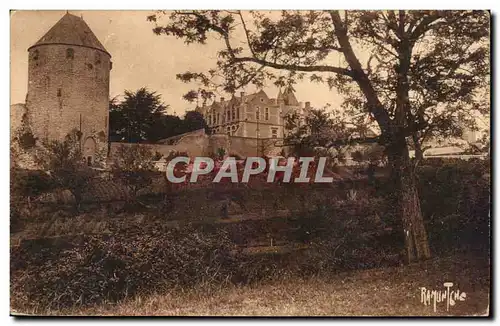 Cartes postales Thouars Ecole superieure de filles et tour du prince de Galles