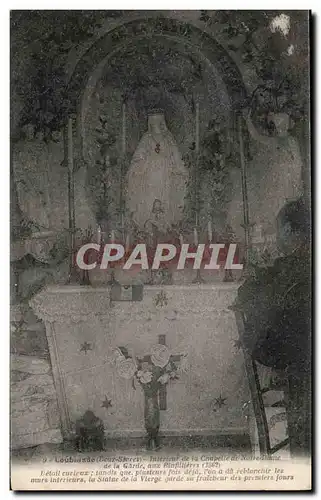 Ansichtskarte AK Loublande Interieur de la chapelle de Notre Dame de la Garde aux Rinfilieres