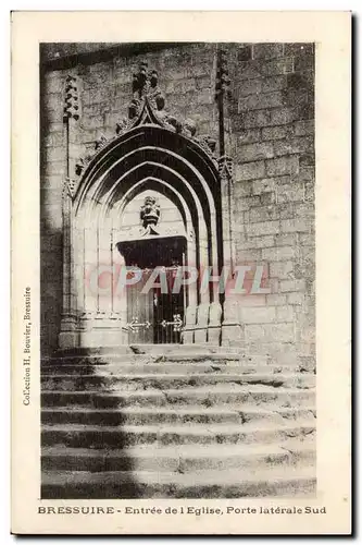 Cartes postales Bressuire Entree de l'eglise Porte laterale Sud