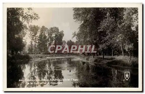 Cartes postales Coulon Voie d&#39eau de la Garette a Coulon