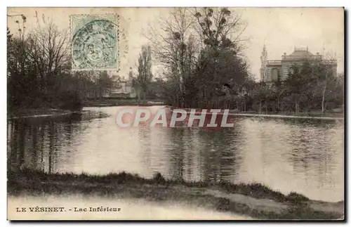 Cartes postales Le Vesinet Lac inferieur