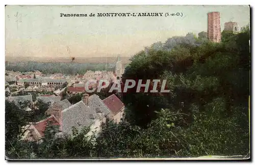 Cartes postales Panorama de Montfort l&#39Amaury