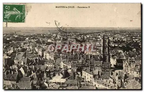 Cartes postales Mantes la jolie Panorama