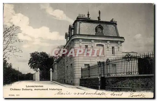 Ansichtskarte AK louveciennes Chateau Dubarry Monument historique