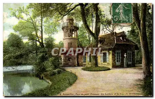 Cartes postales Versailles Parc du petit Trianon La laiterie et la tour de Marlborough