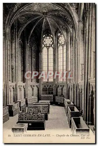 Cartes postales Saint Germain en Laye Chapelle du chateau Cote Est