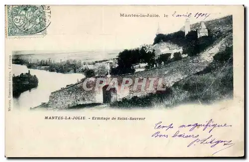 Cartes postales Mantes la jolie Ermitage de Saint Sauveur