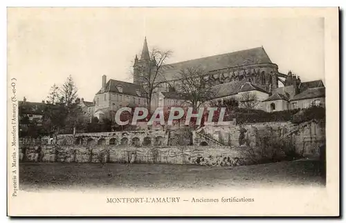 Cartes postales Montfort l&#39Amaury Anciennes fortifications