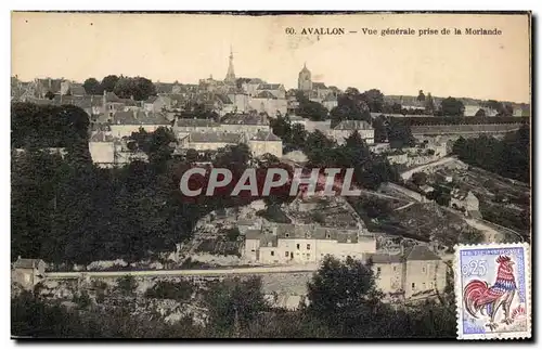 Avallon Ansichtskarte AK Vue generale prise de la Morlande