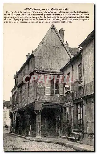 Sens Cartes postales La maison au pilier Boucherie