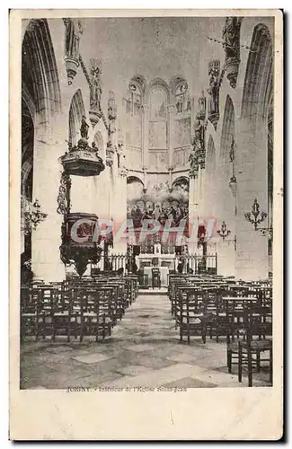 Joigny Ansichtskarte AK Interieur de l&#39eglise Saint Jean