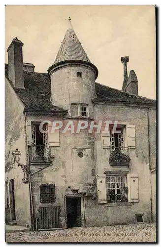 Ansichtskarte AK Avallon Maison du 15eme Rue Saint lazare