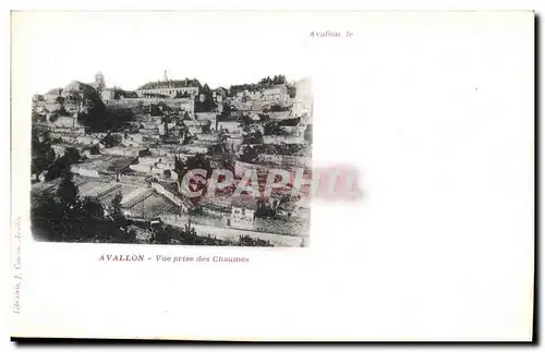 Cartes postales Avallon Vue prise des Chaumes