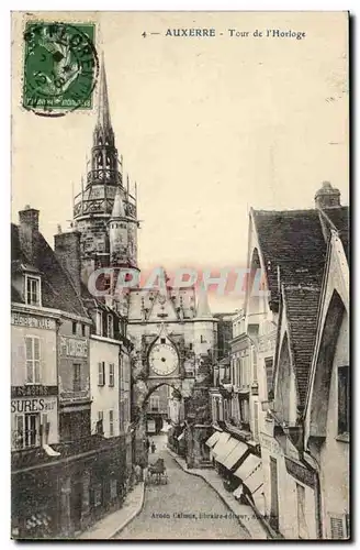 Auxerre Cartes postales Tour de l&#39horloge