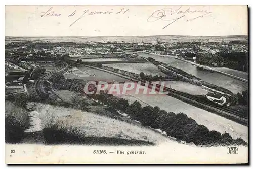 Sens Cartes postales Vue generale