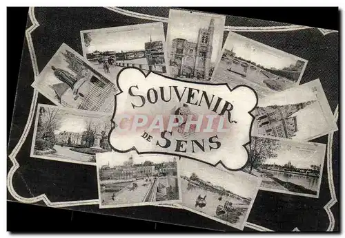 Cartes postales Souvenir de Sens