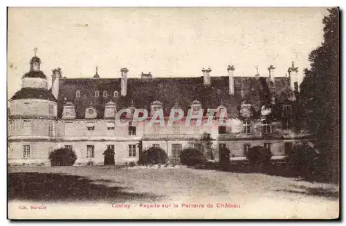 Cartes postales Tanlay Facade sur le parterre du chaetau