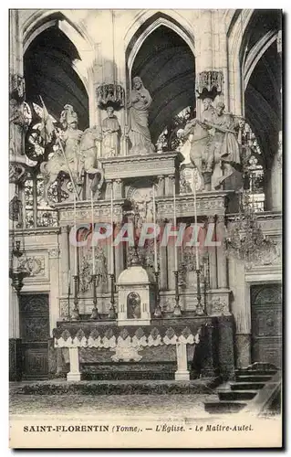 Cartes postales Saint Florentin L&#39eglise Le Maitre autel