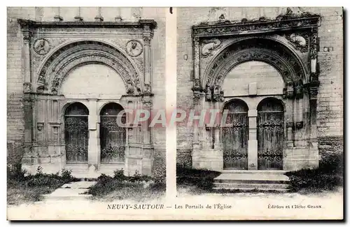 Cartes postales Neuvy Sautour Les portails de l&#39eglise