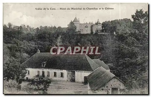 Ansichtskarte AK Vallee de la Cure Hotel du marechal de Chastellux et le chateau