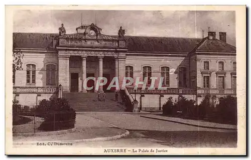 Ansichtskarte AK Auxerre Le palais de justice