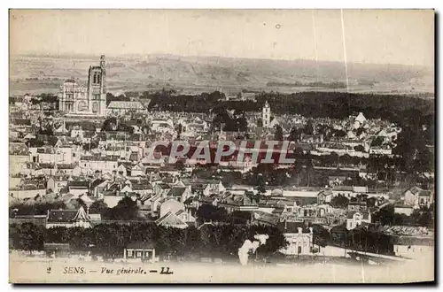 Cartes postales Sens Vue generale