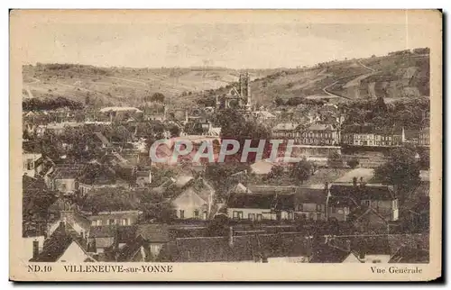 Villeneuve sur Yonne Cartes postales Vue generale