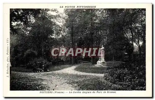 Ansichtskarte AK Poitiers Le jardin anglais au parc de Blossac