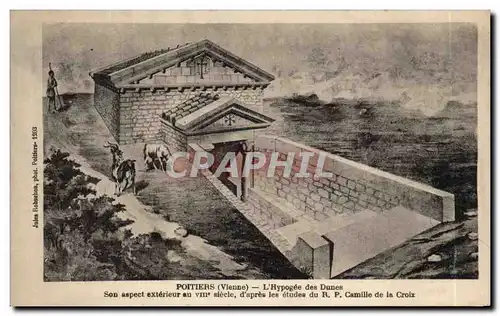 Cartes postales Poitiers L'hypogee des dunes Chevre Mouton Goat Sheep