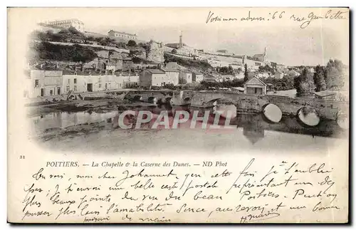 Ansichtskarte AK Poitiers la chapelle et la casene des dunes