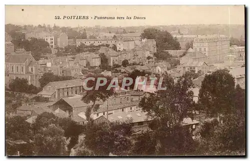 Ansichtskarte AK Poitiers Panorama vers les dunes