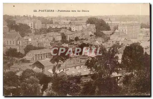 Cartes postales Poitiers Panorama vers les dunes